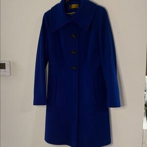 Royal Blue Nicole Miller Dress Coat size 10